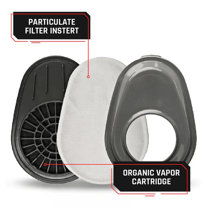 P-A-3 Bayonet Cartridge with A1 Organic Vapor (OV). Fits PD-101 full Face Mask