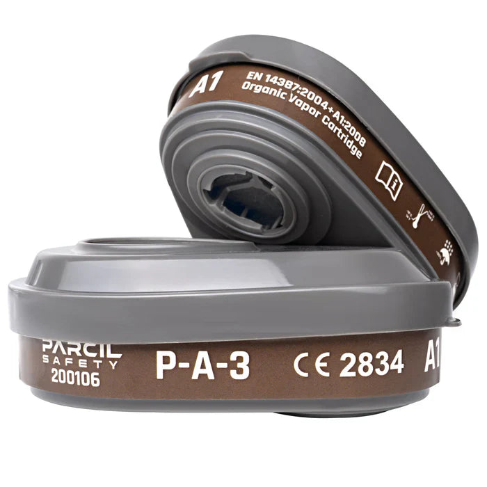 P-A-3 Bayonet Cartridge with A1 Organic Vapor (OV).  Fits PD-101 full Face Mask